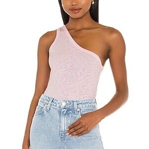 One Shoulder Tank in Seashell
SUNDRY medium